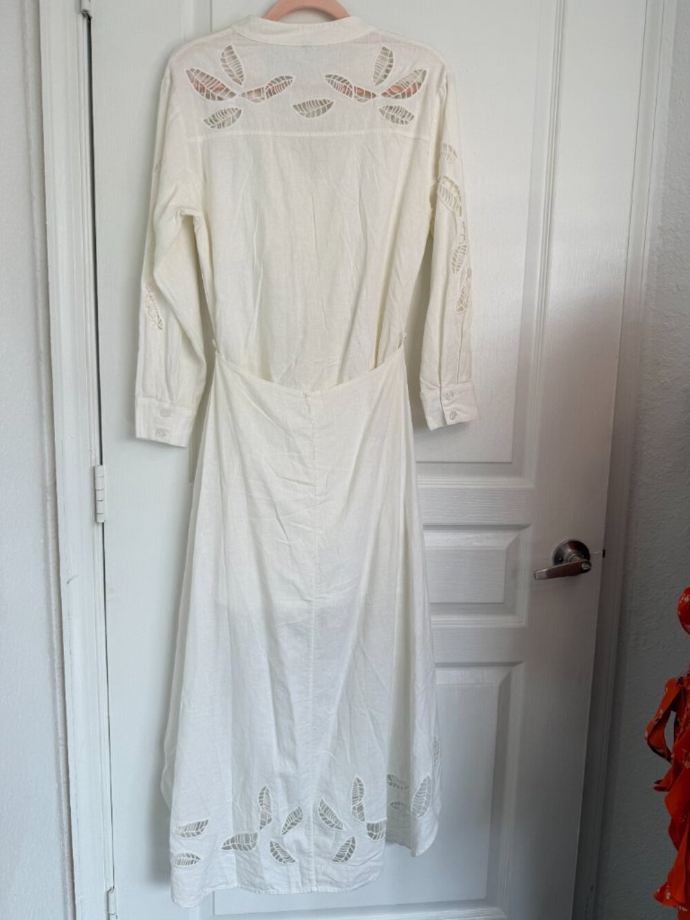 Free People White Linen -Front Convertible Mini/Maxi Dress- S- MSRP $228 - Picture 16 of 16